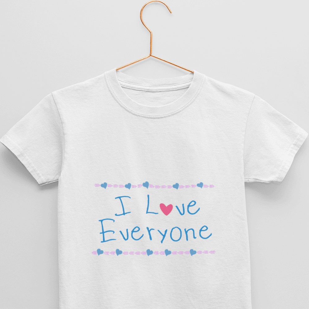 Kid t-shirt - I love everyone - Clothes4People