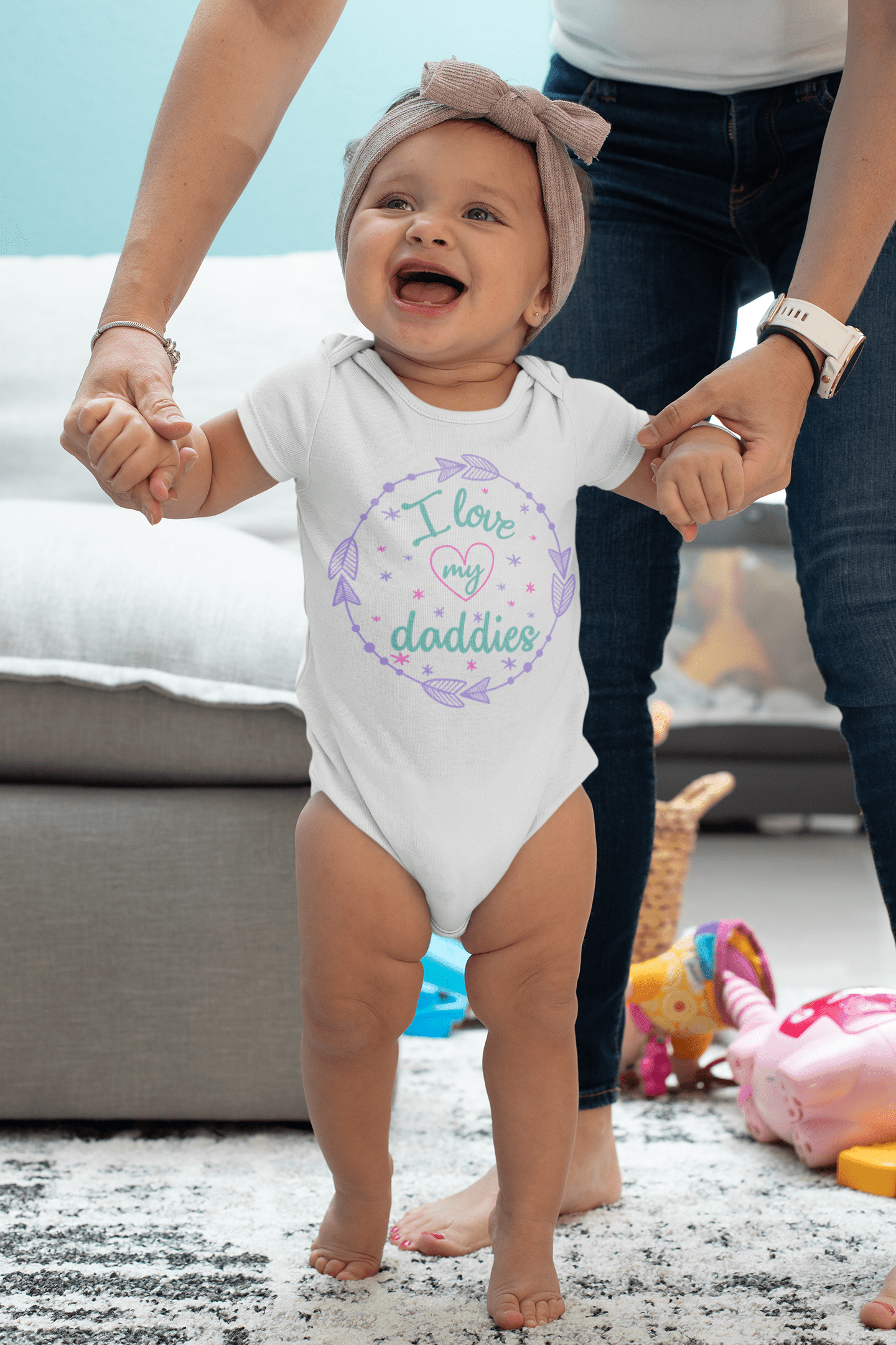 Baby onesie - I love my Daddies - Clothes4People